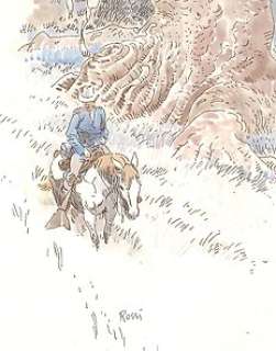 Rossi, Christian  - Dessin original dans Jim Cutlass - L’homme de la Nouvelle Orléans (1991) | Catawiki