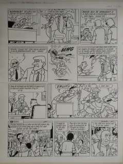 Suske en Wiske - Originele Pagina (p.19) - De mompelende mummie - (1998) | Catawiki