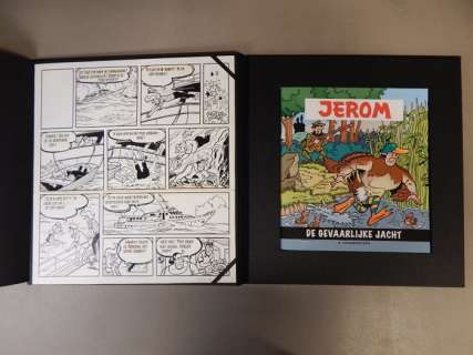 Jerom - Originele pagina (p.3) + luxe album  - De Gevaarlijke Jacht - (1966/2011) | Catawiki