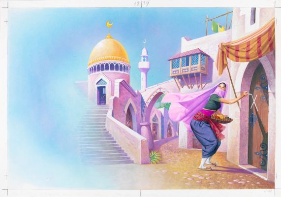 Lot 15 - Severino Baraldi - Ali Baba and the 40 Thieves | Urania Casa d’Aste