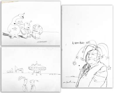 Michael Paraskevas Alien Comic Strips Graphite, 3 | misc / divers