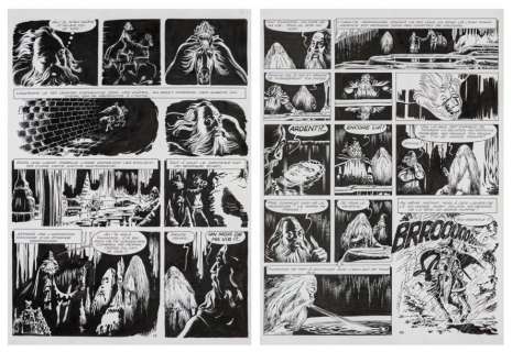 Craenhals - Chevalier Ardent - Le Secret du roi Arthus Encre de Chine pour