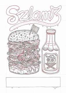 ÅUkasz Kowalczuk | Szlam 3, projekt plakatu | ArtKomiks Aukcje