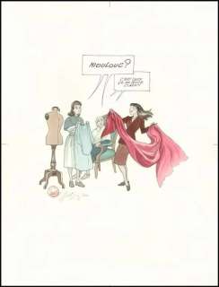 Goetzinger. Illustrattion originale Dior | BDEnchères