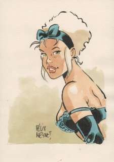 Meynet. Illustration originale Mirabelle | BDEnchères