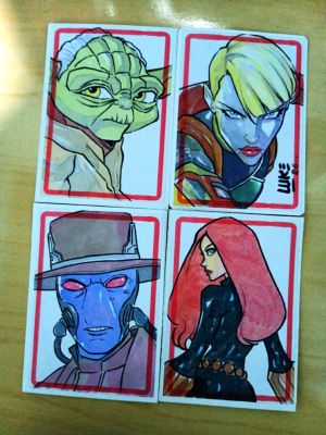 Luke Barrows | 2.5 x 3.5 Sketch Card Commission FREE SHIPPING | Raremarq (Buy It Now)