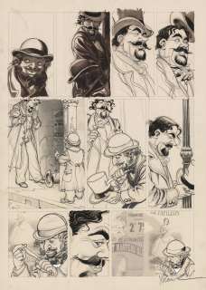 Yslaire (Né En 1957) | Sambre - Fleur de pavé Technique mixte sur carton pour... | Tessier Sarrou