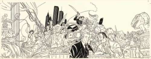 Lot 99 - Daniel TORRES (ne en 1958) - Le huitieme jour - Tome 1 Encre…