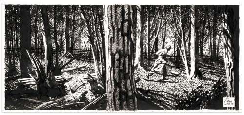 CUZOR - Lot 46 - STEVE CUZOR LE COMBAT D‘HENRY FLEMING Dupuis 2024 Illustration...