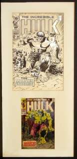 4011: ORIGINAL MARVEL COVER ART. HULK 105 | Weiss Auctions