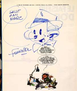 Franquin / Fournier... | Franquin / Fournier - Dédicace Spirou et Fantasio T20... | Arthema Auction