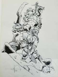 Pellet/Le Codex d’Opale. Dessin orignal illustrant le duel… | Dagoty