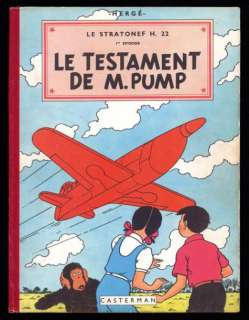 Herg - JO, ZETTE ET JOCKO LE TESTAMENT DE M. PUMP Album cartonné, EO Casterman