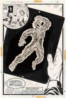 CREATURES ON THE LOOSE #37 COMIC BOOK PAGE ORIGINAL ART BY GEORGE PÉREZ. | Hake’s