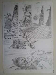 Verhaeghe, Christian - Originele pagina in potlood (p.34) - Kroniek der Guldensporenslag | Catawiki
