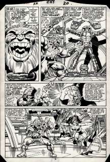 Al Gordon, John Byrne - fantastic four #289 p 16 (blastaar vs mr fantastic & she-hulk! ) 1985