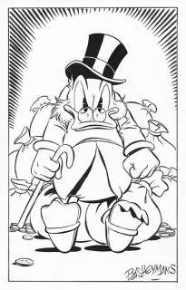 Bas Heymans - Uncle Scrooge - Bags - Art préliminaire original | Catawiki