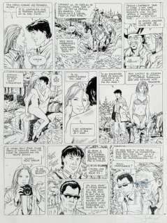 Lot 343 - Jarbinet/Sam Bracken. Planche originale n°14 du T1 "La…