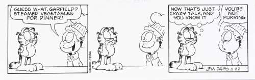 Davis, Jim (Né En... | DAVIS, JIM (Né en 1945) Gardfield, strip du 22 novembre... | Coutau Bégarie