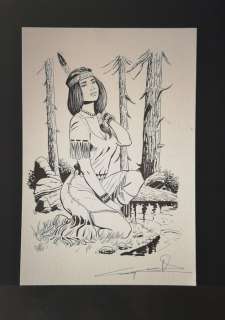 Tex - G. Candita - illustr. origin. "Lilyth" - Page volante | Catawiki