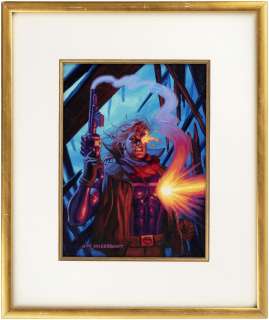 MARVEL MASTERPIECES - BLAZE (GHOST RIDER) TRADING CARD ORIGINAL ART BY THE BROTHERS HILDEBRANDT. | Hake’s