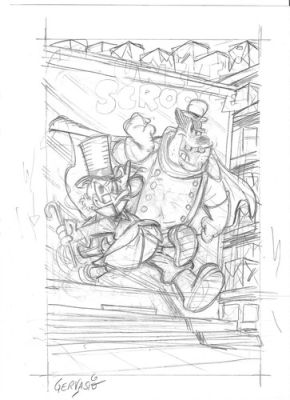 Marco Gervasio Bozzetto Originale Copertina Alternativa Uncle Scrooge | eBay Europe (Buy It Now)