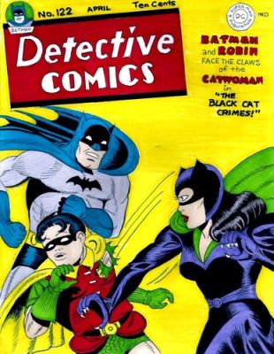 DETECTIVE COMICS # 122 COVER RECREATION 1ST CATWOMAN COVER ORIGINAL COMIC ART | eBay US (Buy It Now)