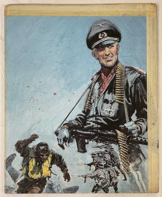 Lot 391 - Original comic book art for BATTLE PICTURE LIBRARY #425 (1961) ’The Mercenary’ and the reprint WAR | Excalibur Auctions