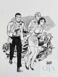 Forton/Bob Morane. Couverture originale realisee pour la… | Dagoty