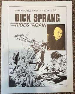 Dick Sprang Rides Again Vintage Comic Art