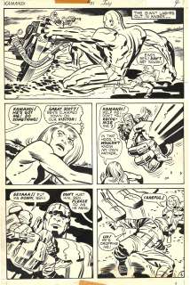Kamandi 1975 by Jack Kirby – Encreur D. Bruce Berry | Planet Original Art