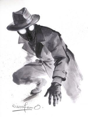 Spiderman Noir by Viktor Farro | DiTullio Art Collective