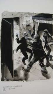 Follet, René - Dessin original - Les Périls d’Ananké | Catawiki