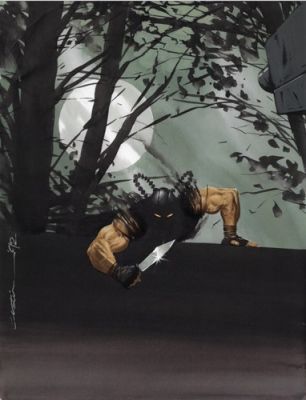 2000AD - Finn Original Painted Cover Art Prog 811 by Mick Austin