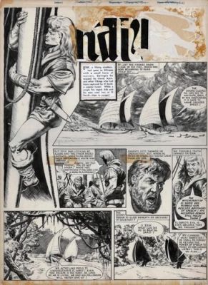 Lion 17/11/1962 Karl the Viking El Sarid the Merciless original art Don Lawrence | eBay Europe (Buy It Now)