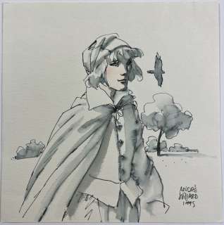 * Juillard - Dessin... - Lot 594 - * Juillard - Dessin original : Superbe dessin représentant...