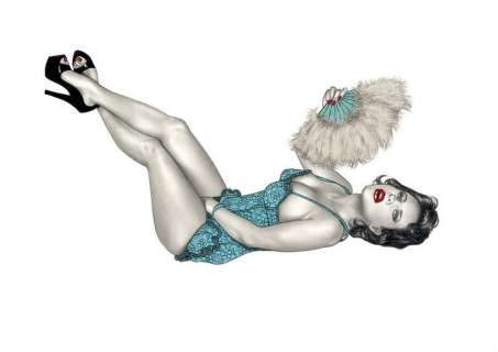 Pin Up - Giovanna Casotto - original artwork "La Cocca" - Page volante - (2010) | Catawiki