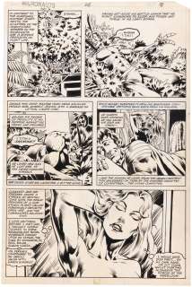 MICRONAUTS #25 COMIC BOOK PAGE ORIGINAL ART BY PAT BRODERICK. | Hake’s