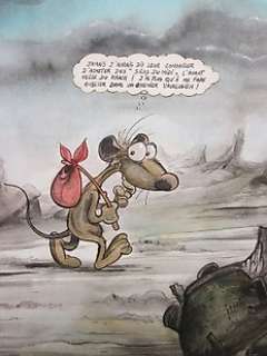 Ptiluc - Dessin original (publié) - Aquarelle et Gouache - Pacush Blues - (1987) | Catawiki