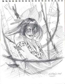 Craine, Nick - Sheena sketch - Toronto con ‘04