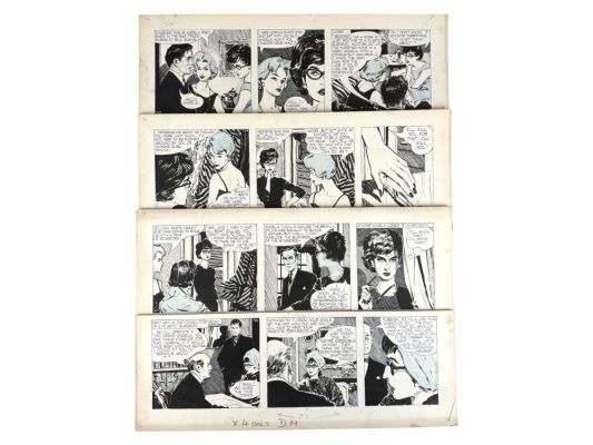 (4) David Wright Carol Day Comic Daily Strips | Weiss Auctions