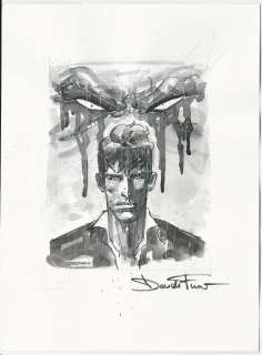 Dylan Dog - Davide FurnÃ² - illustrazione originale - Page volante - (2012) | Catawiki