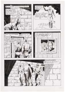 FLASH GORDON ORIGINAL ART PAGE BY ALBERTO GIOLITTI. | Hake’s