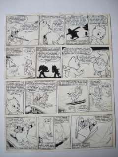 Toonder: Originele pagina Tom poes en de beker van Onk | Zwiggelaar Auctions