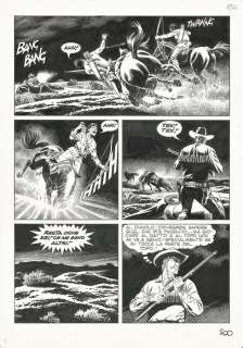 Tex albo gig. #27 - Fabio Civitelli - tavola orig. "La Cavalcata del Morto" - Page volante - (2012) | Catawiki