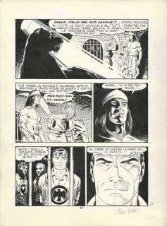 Tex #349 - Fabio Civitelli - original page "Abissi" - Page volante - (1989) | Catawiki