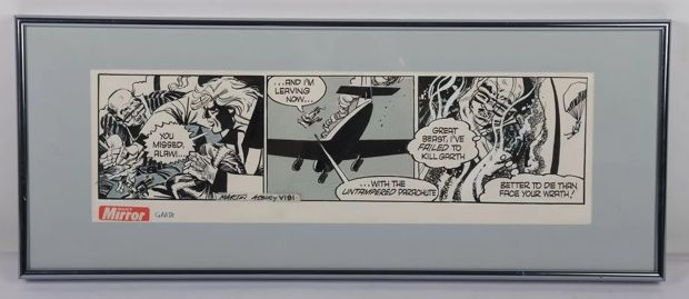 Lot 65 - Original artwork by artist Martin Asbury for the Daily Mirror newspaper comic strip Garth. | misc / divers