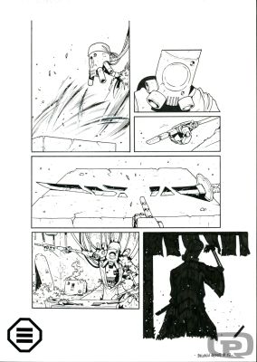 Sylvain Repos | Yojimbot, Volume 1, Page 019 - Original Artwork by Sylvain Repos | Pulp’s Art