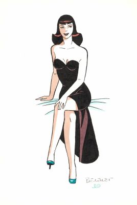 Berthet Philippe... | BERTHET Philippe (né en 1956) Pin-Up Technique mixte... | Tessier Sarrou