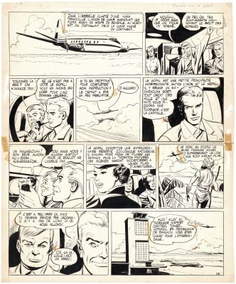 Gérald FORTON (1931-2021) Tiger... - Lot 106 - Gérald FORTON (1931-2021) Tiger Joe - Menace sur le...